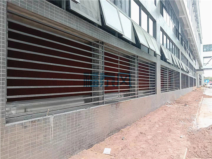 东莞水帘更换，湿帘窗旧更换新安装